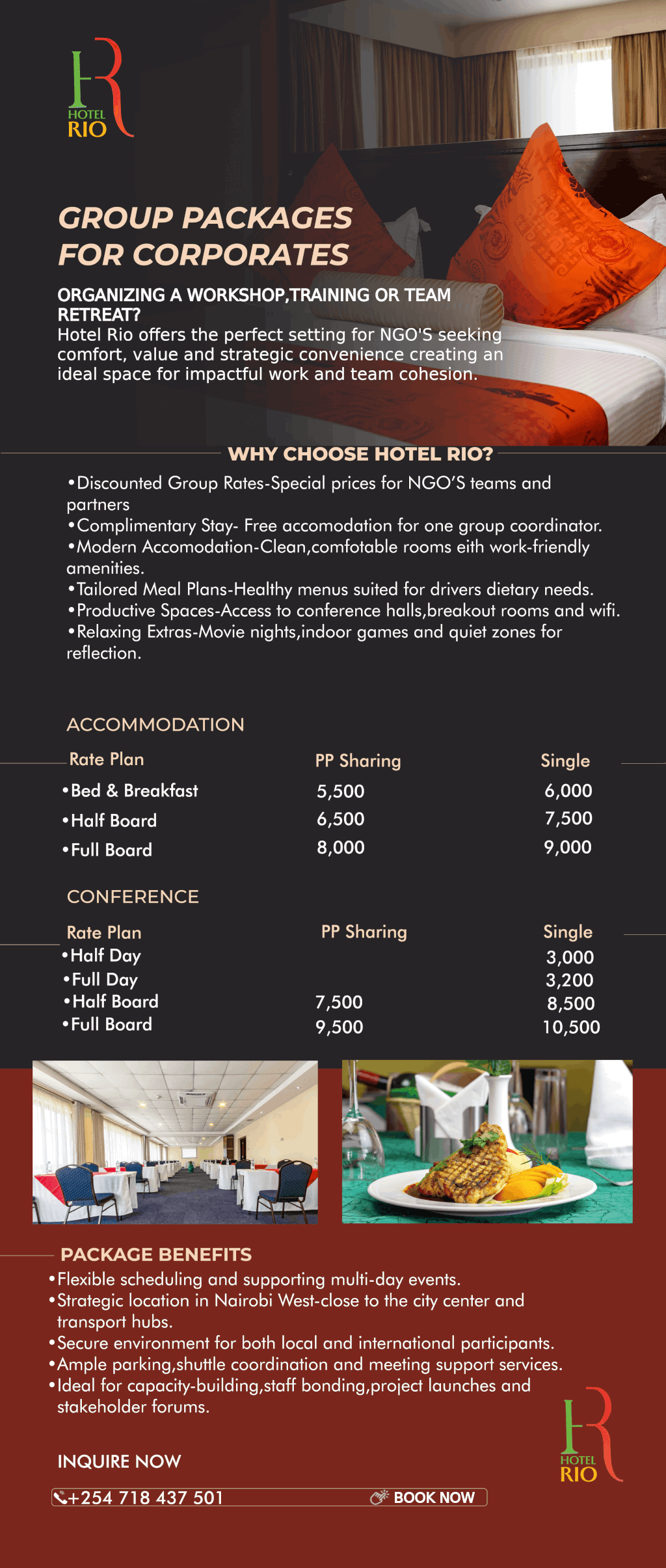 Hotel Rio - Corporate Package